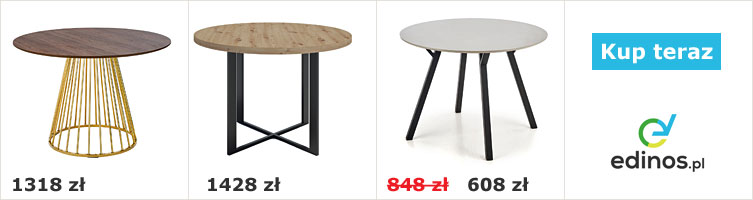 Produkty z oferty stołów okrągłych w sklepie Edinos