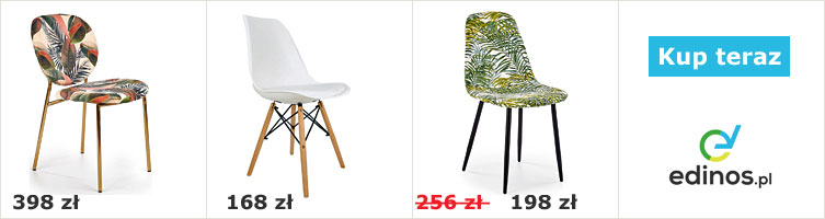 Krzesła tapicerowane z oferty sklepu Edinos.pl 