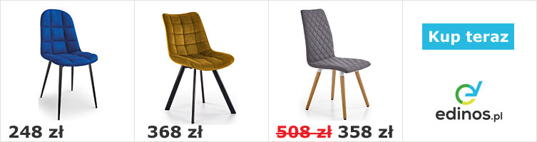 Krzesła pikowane z oferty sklepu Edinos.pl 