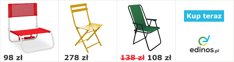 Krzesła składane z oferty sklepu Edinos.pl 
