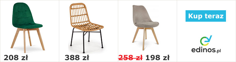 Krzesła w stylu boho chick z oferty sklepu Edinos.pl 